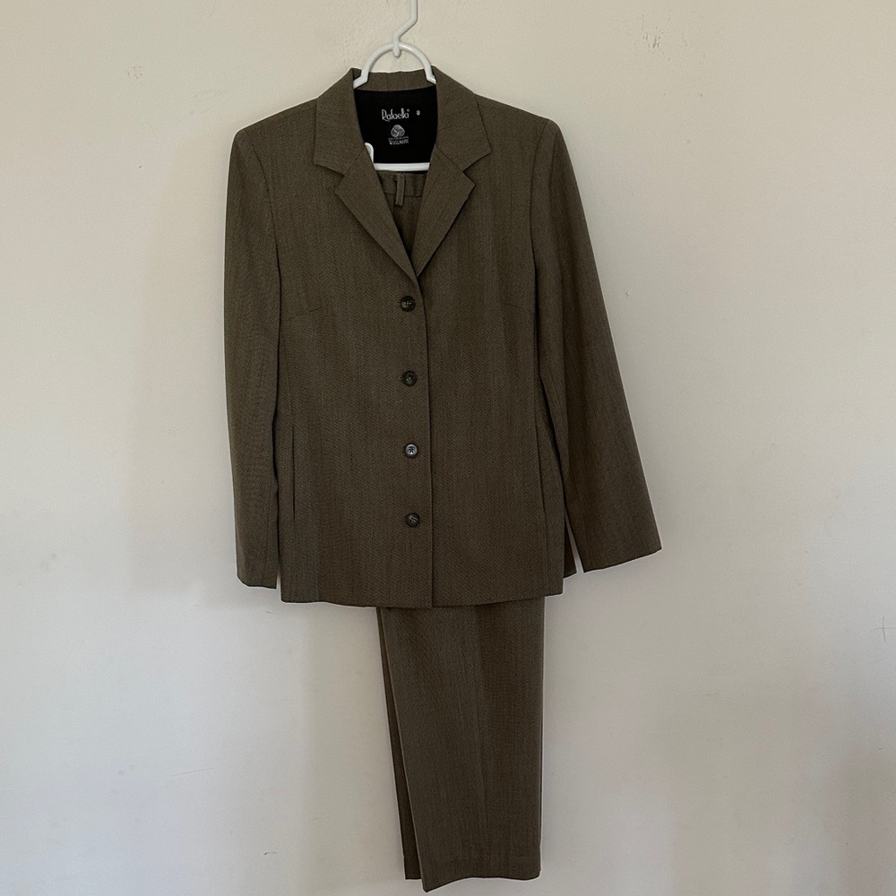 Rafaella women Tan Suit Set
